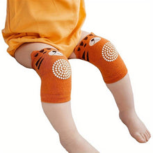 Load image into Gallery viewer, Crawling Knee Pads - Tiger Orange
