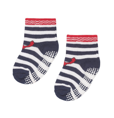 Non Slip Baby Socks - Nautical (12-24m)