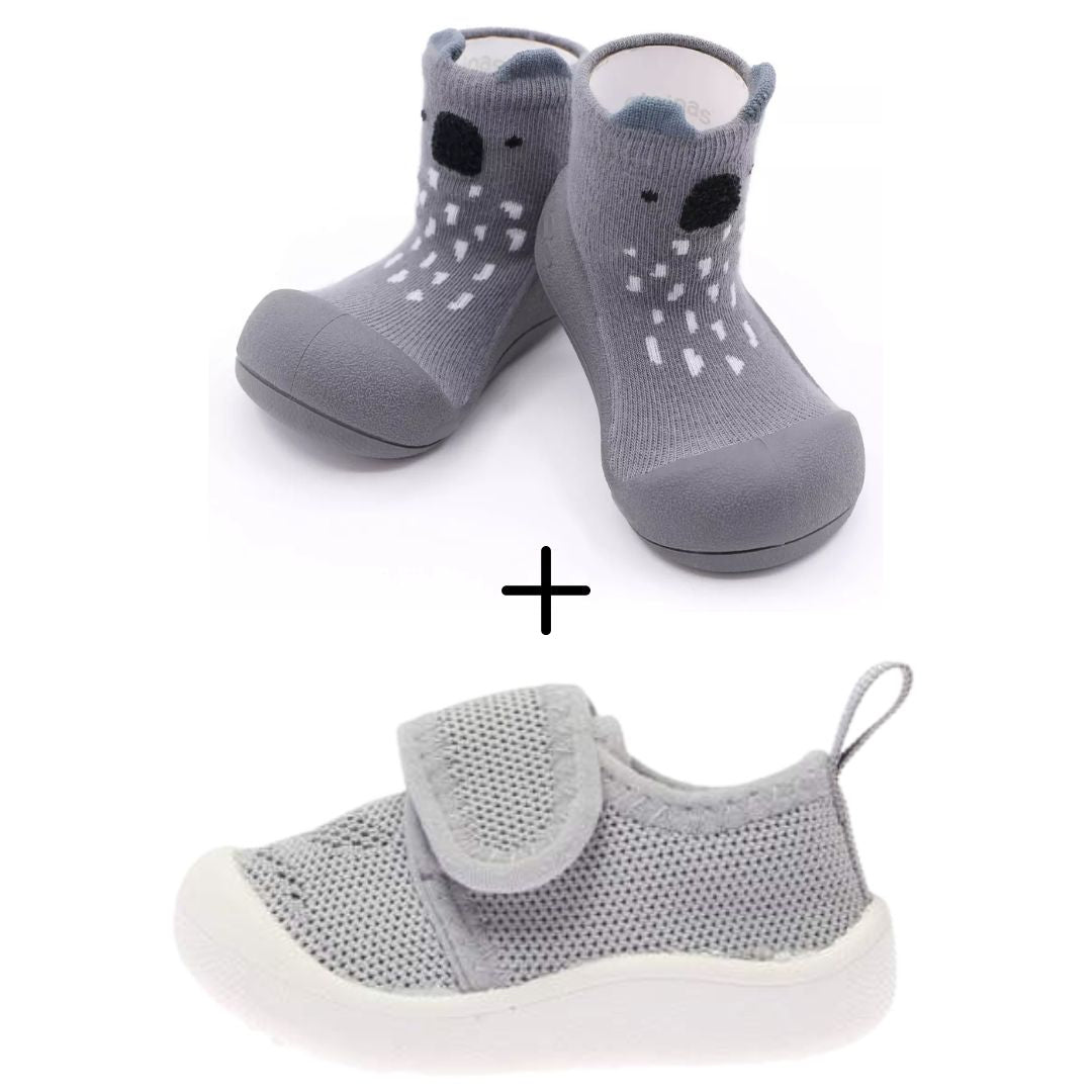 baby's first pair of walking shoes