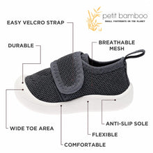 Load image into Gallery viewer, First Walking Shoes - Breathable Mesh (Charcoal)