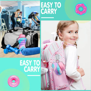 Collapsible Water Bottle - Donut Pink