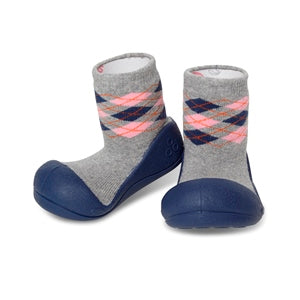 Attipas Argyle - Navy - First Walker Baby Shoes