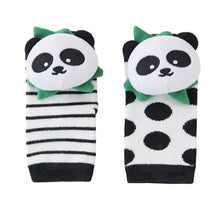 Load image into Gallery viewer, Rattle Baby Socks - Panda